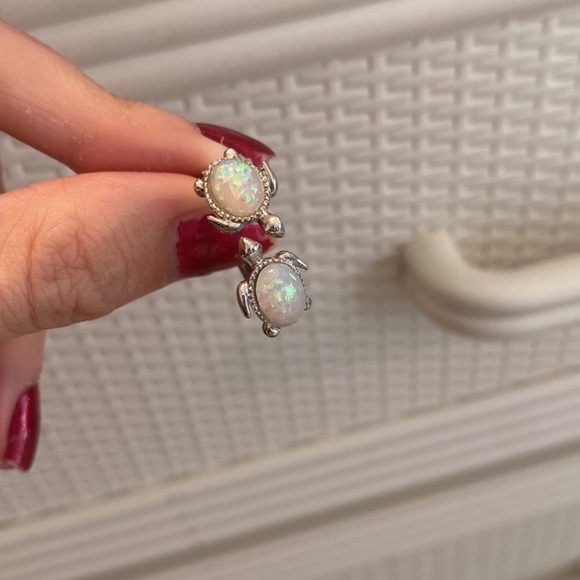 NEW Silver Turtle Opal Adjustable Ring -
Engraved "I Love You Forever" - Picture 12 of 12